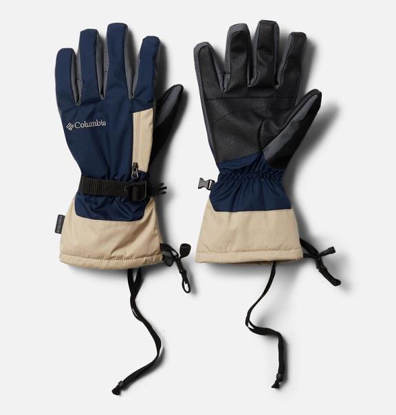 Columbia Bugaboo Gloves Navy Khaki For Men's NZ91534 New Zealand